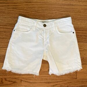 Current/Elliott White Jean Shorts